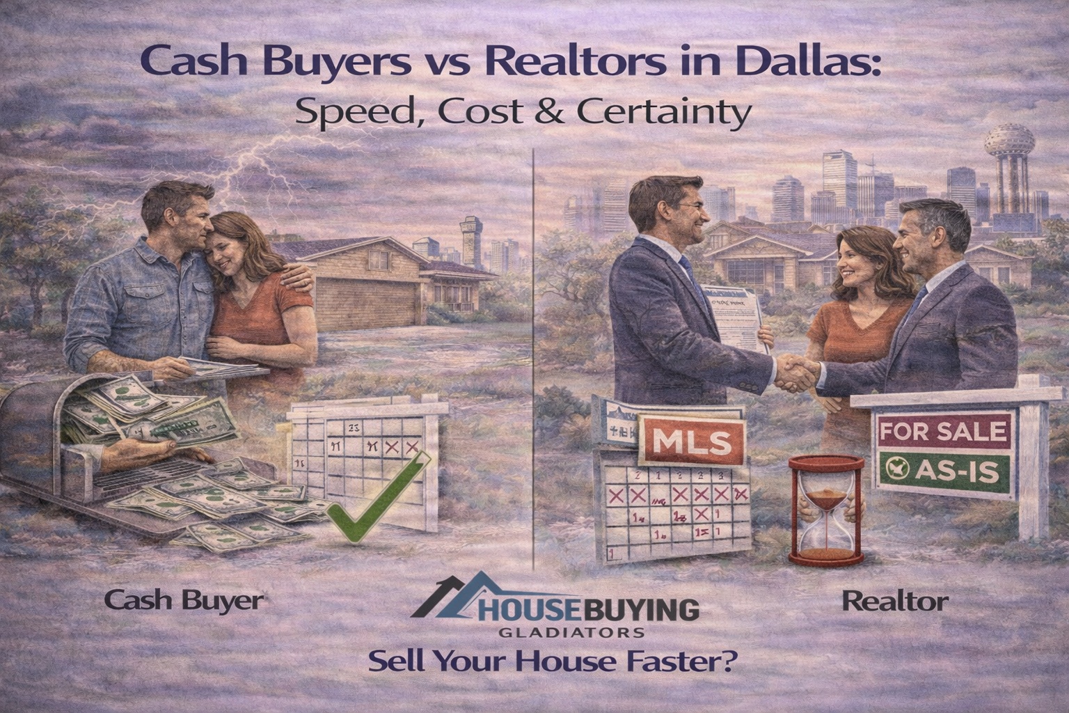 Cash Buyers vs Realtors in Dallas: Speed, Cost & Certainty