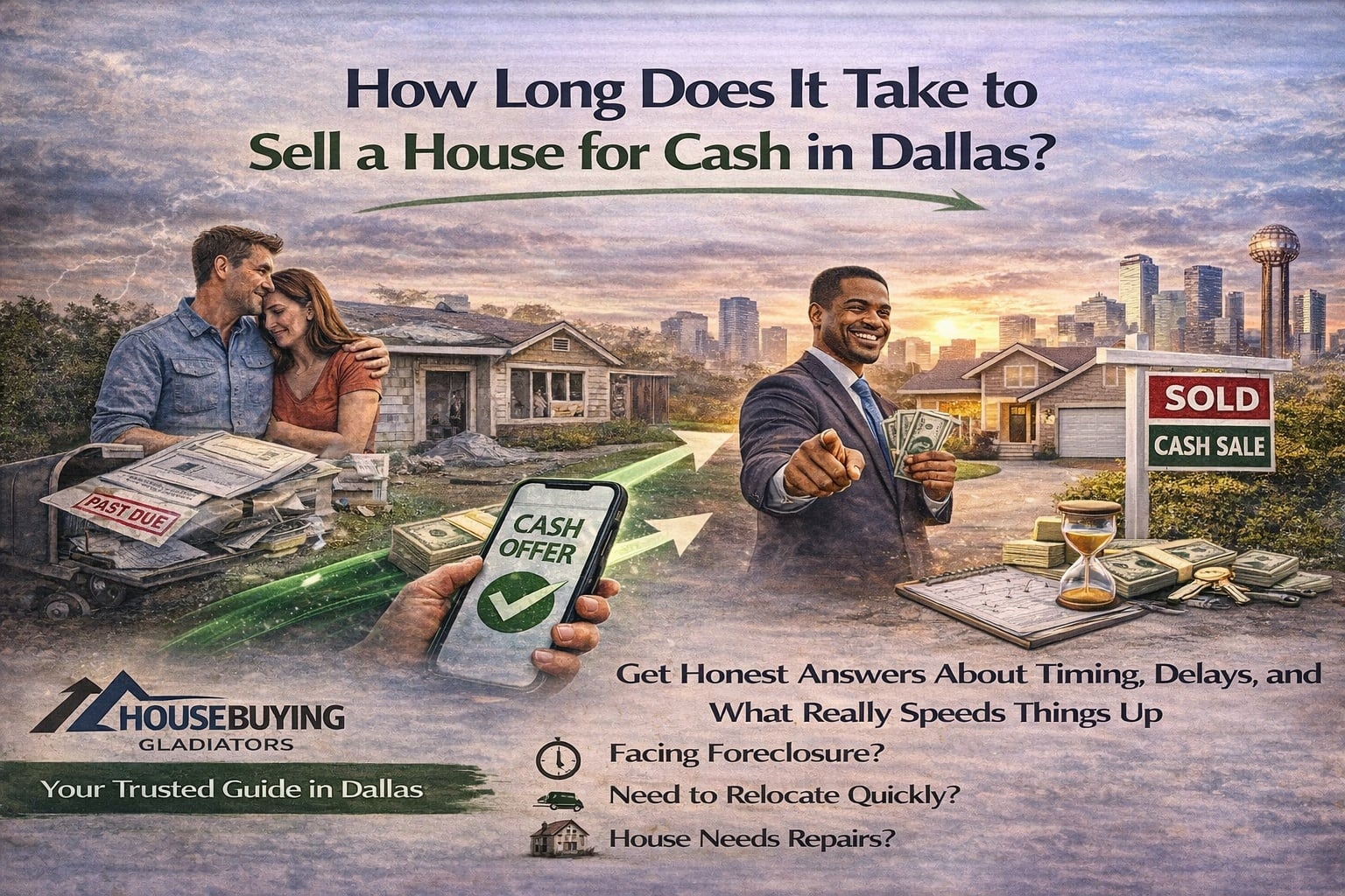 How long does it take to sell a house for cash in Dallas