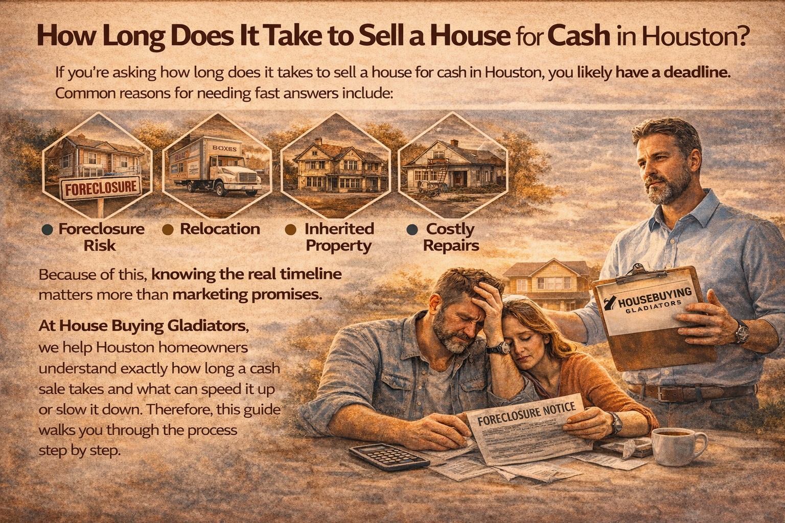 How Long Does It Take to Sell a House for Cash in Houston?