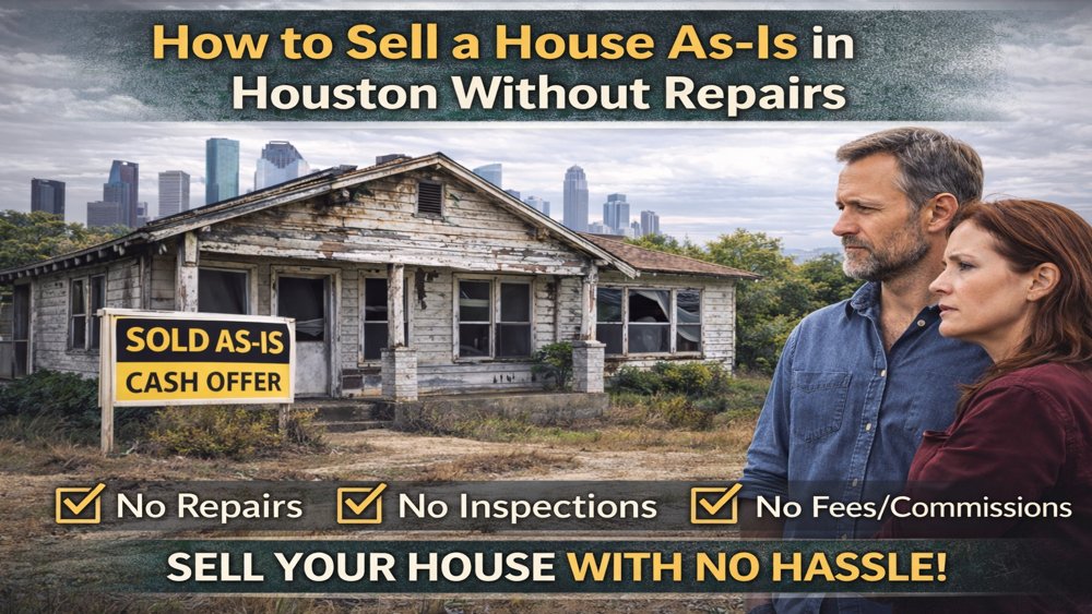 How to Sell a House As-Is in Houston Without Repairs