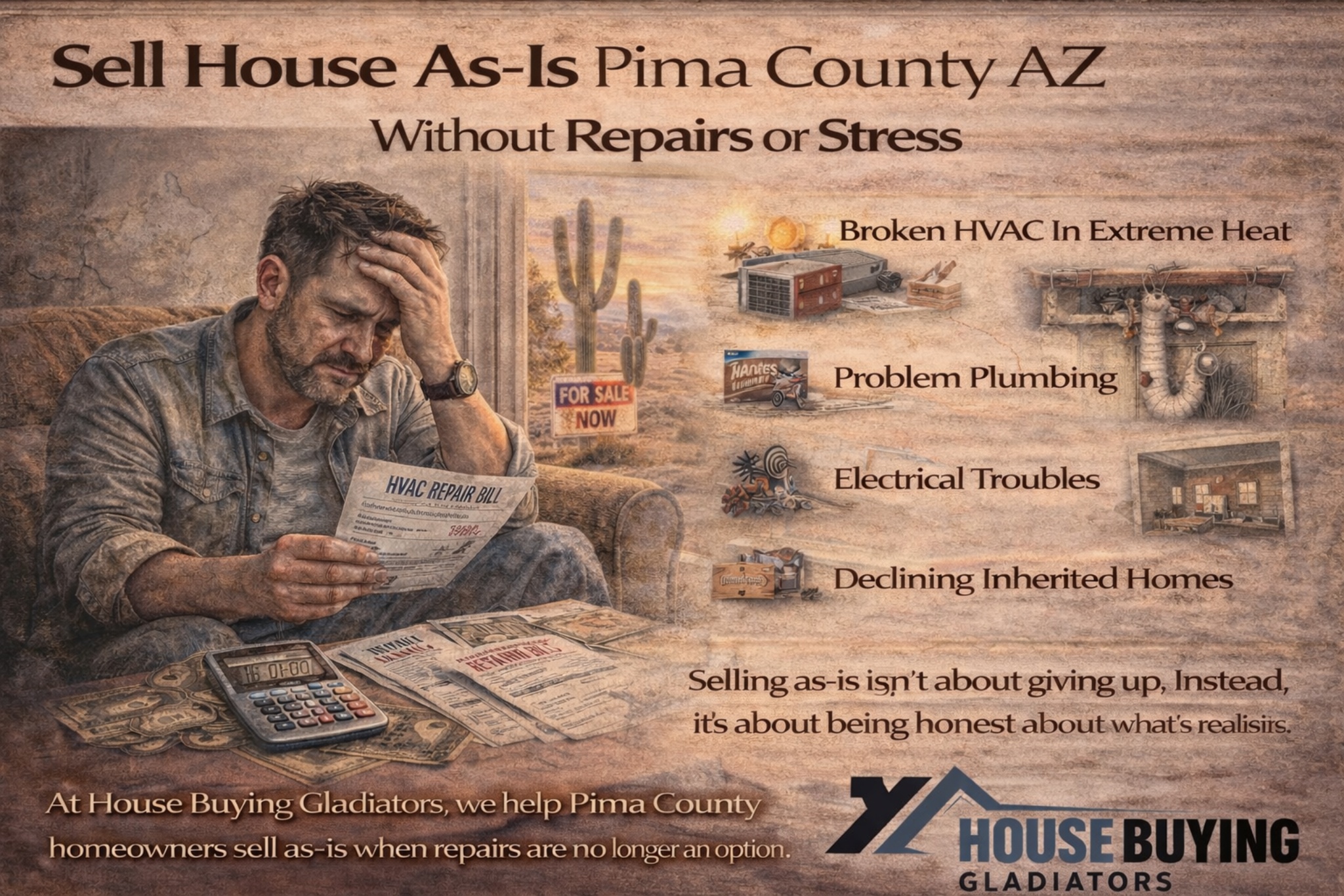 Sell House As-Is Pima County AZ Without Repairs or Stress