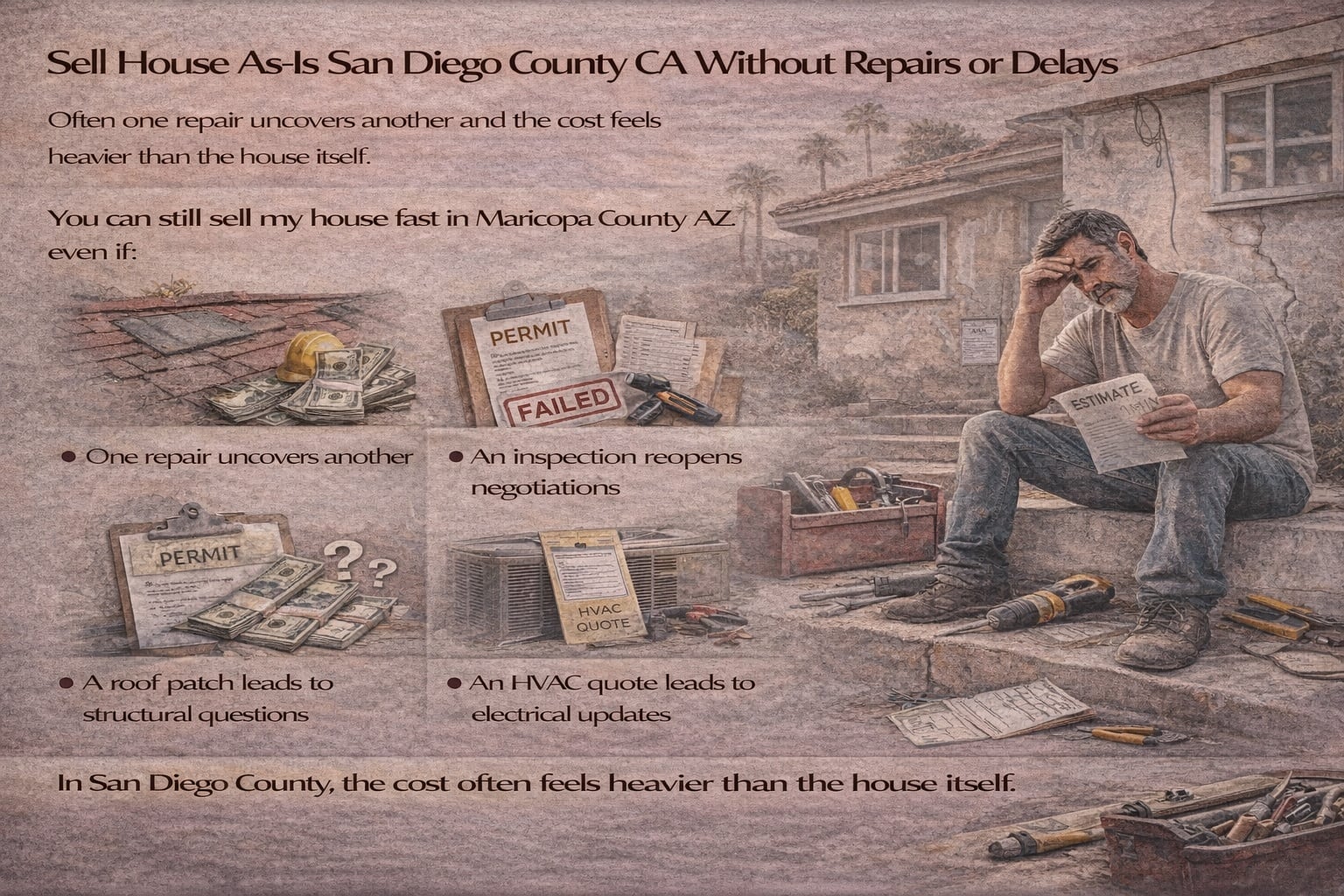 Sell House As-Is San Diego County CA Without Repairs or Delays
