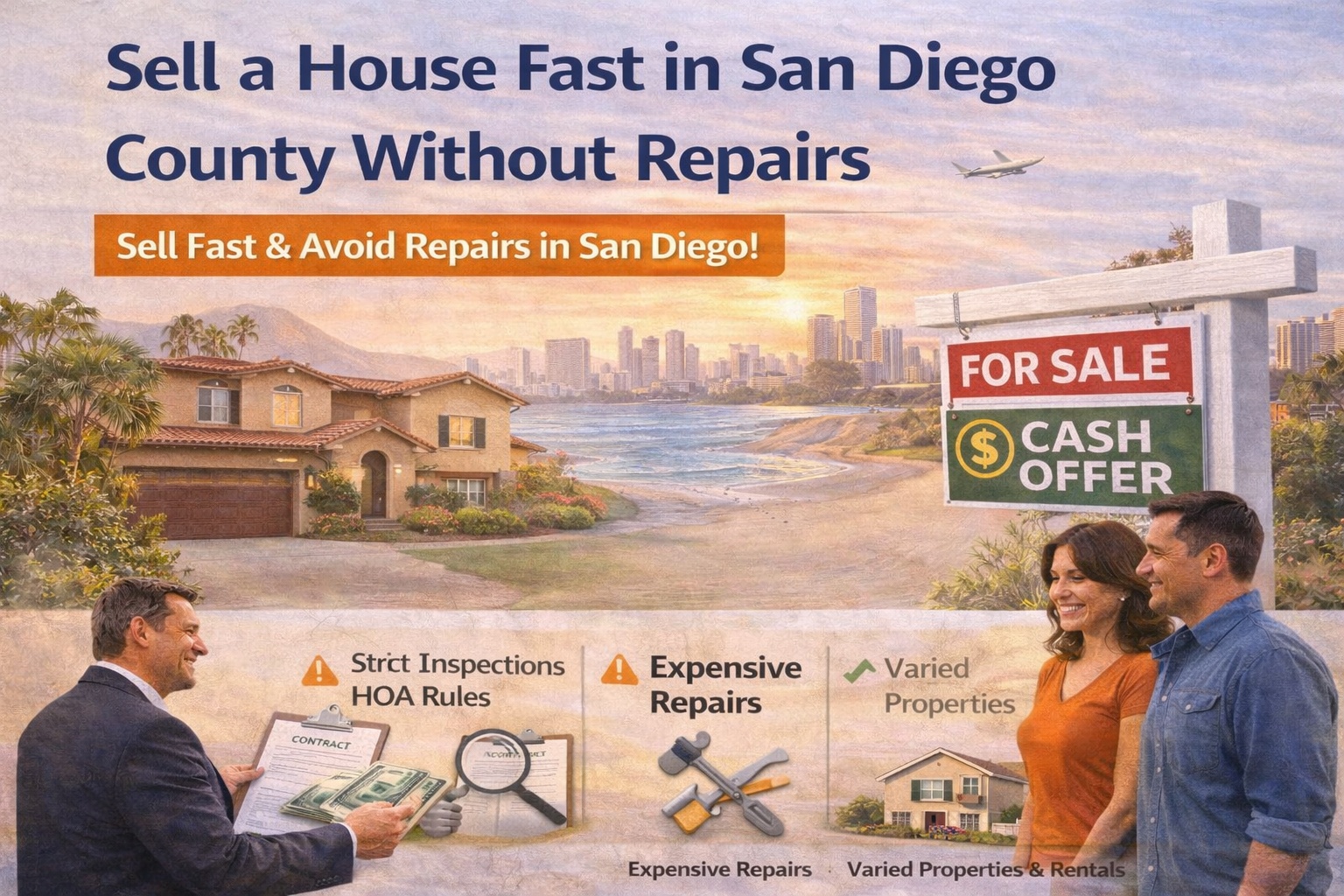 Sell a House Fast in San Diego County Without Repairs