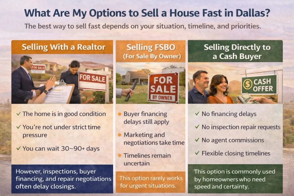 What Are My Options to Sell a House Fast in Dallas?