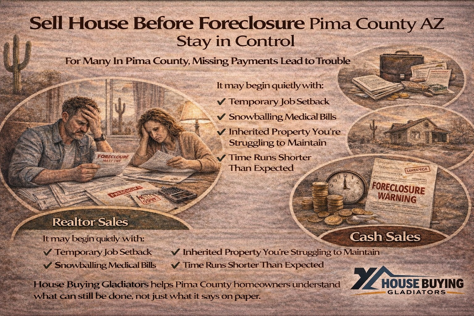 Sell House Before Foreclosure Pima County AZ Stay in Control