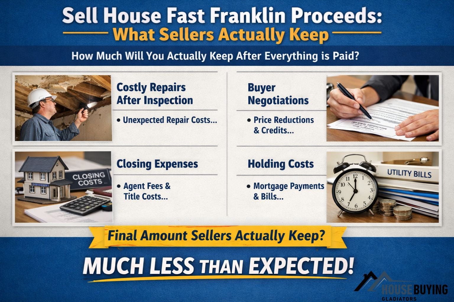 Sell House Fast Franklin Proceeds What Sellers Actually Keep