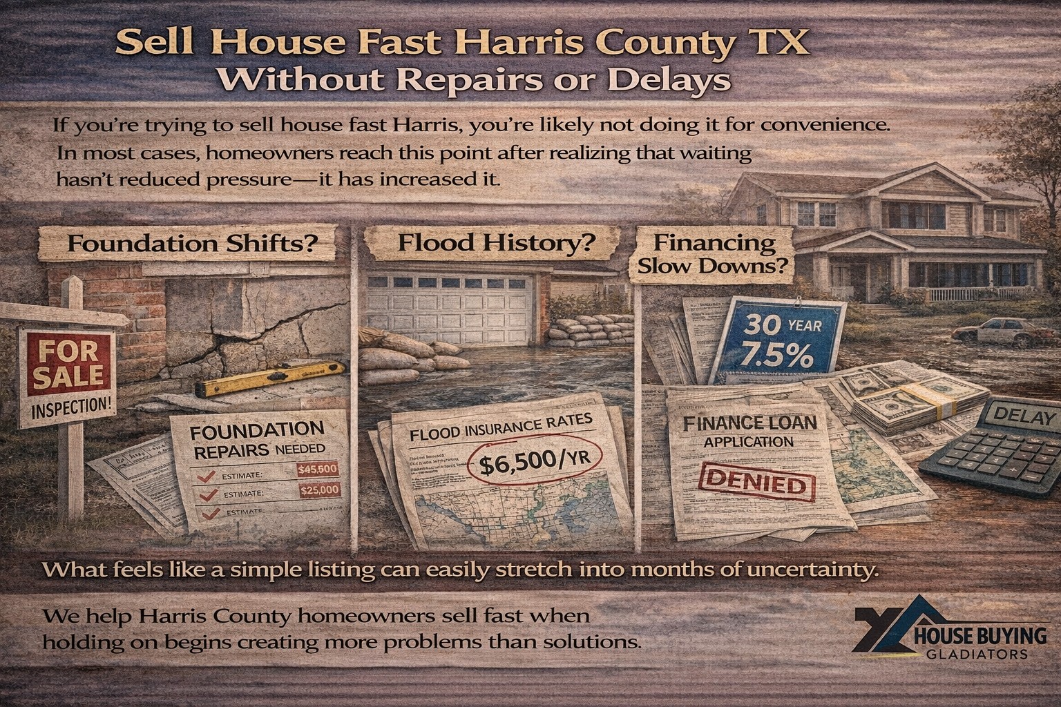 Sell House Fast Harris County TX Without Repairs or Delays