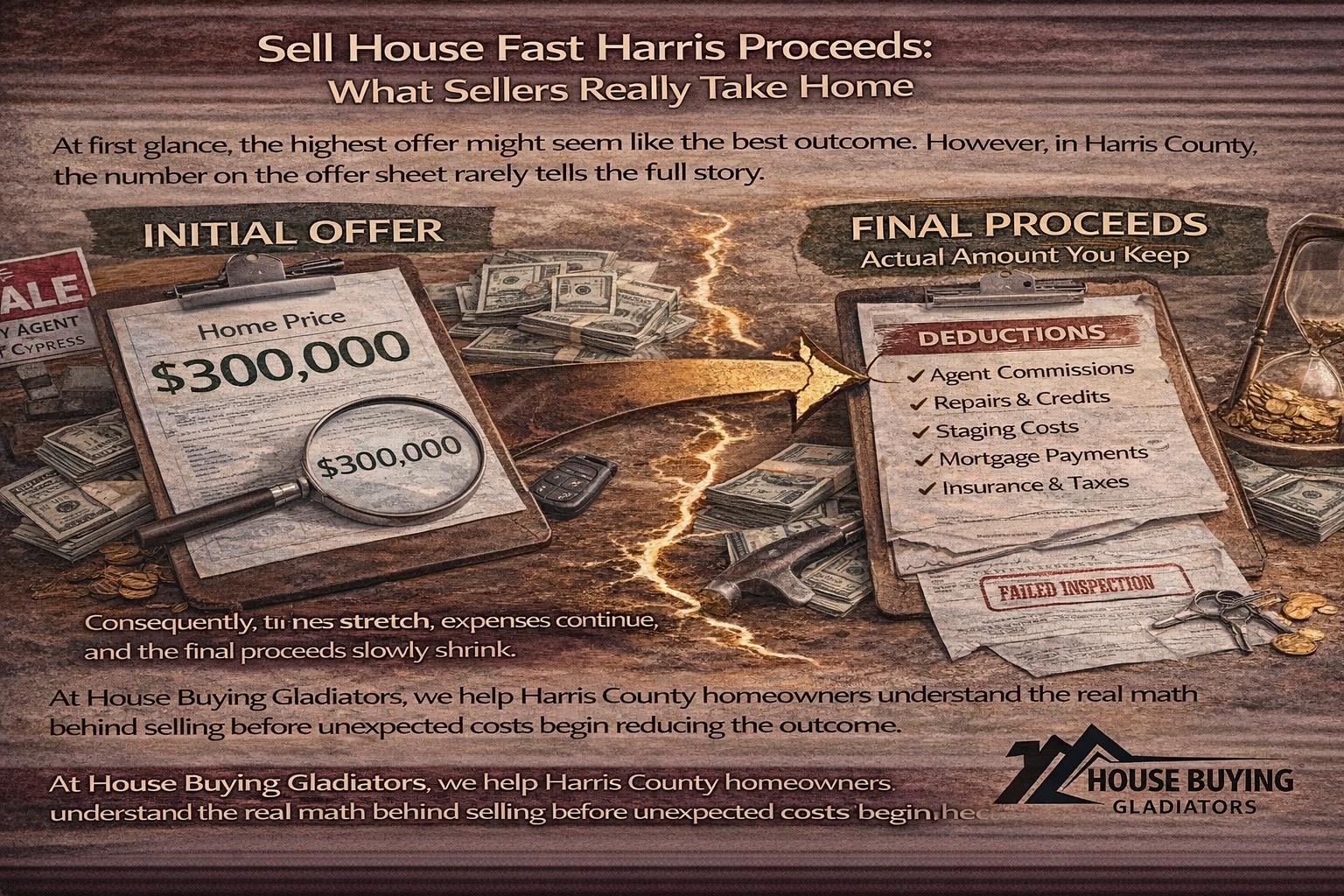 Sell House Fast Harris Proceeds: What Sellers Really Take Home