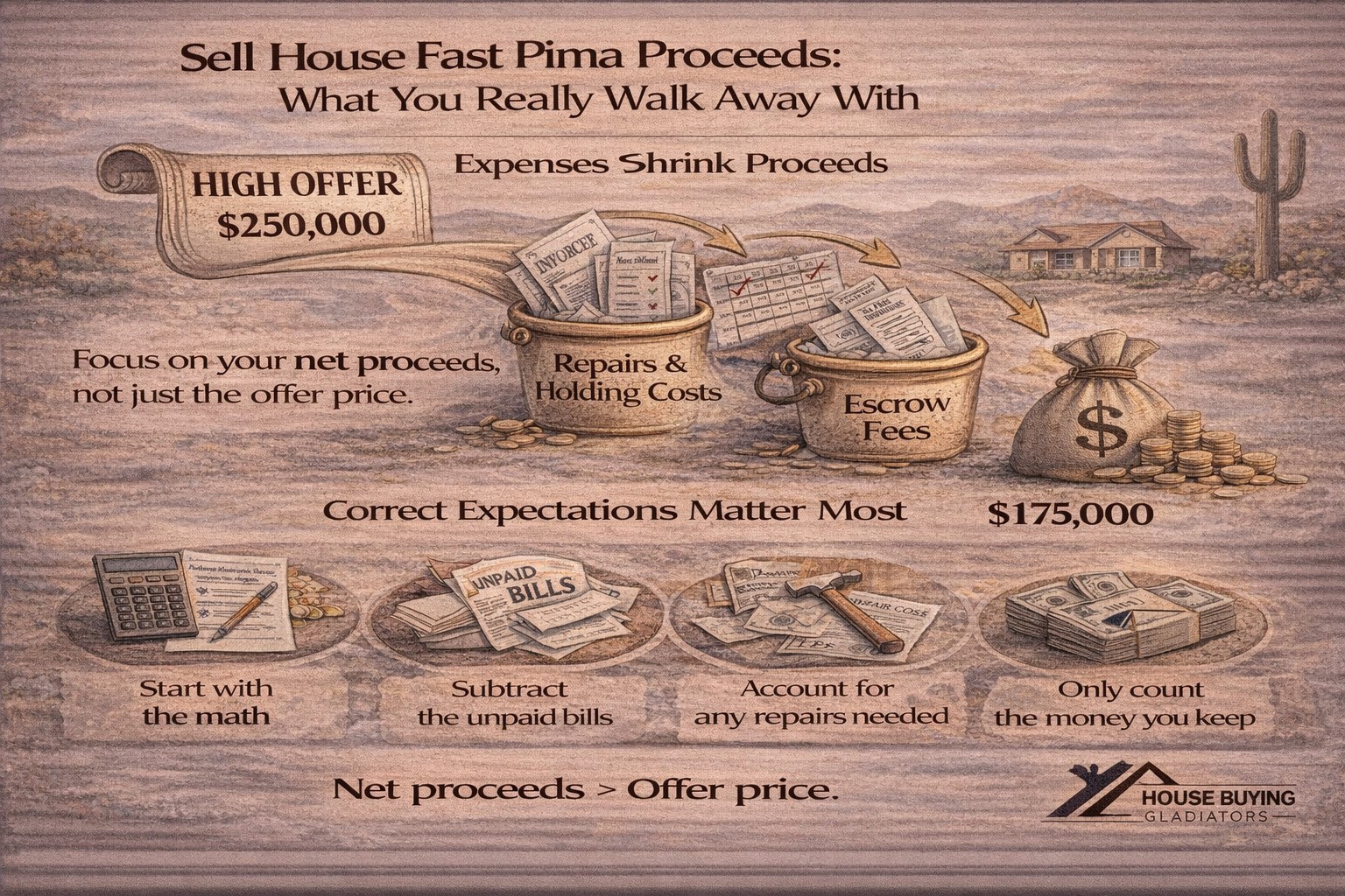Sell House Fast Pima Proceeds What You Really Walk Away With