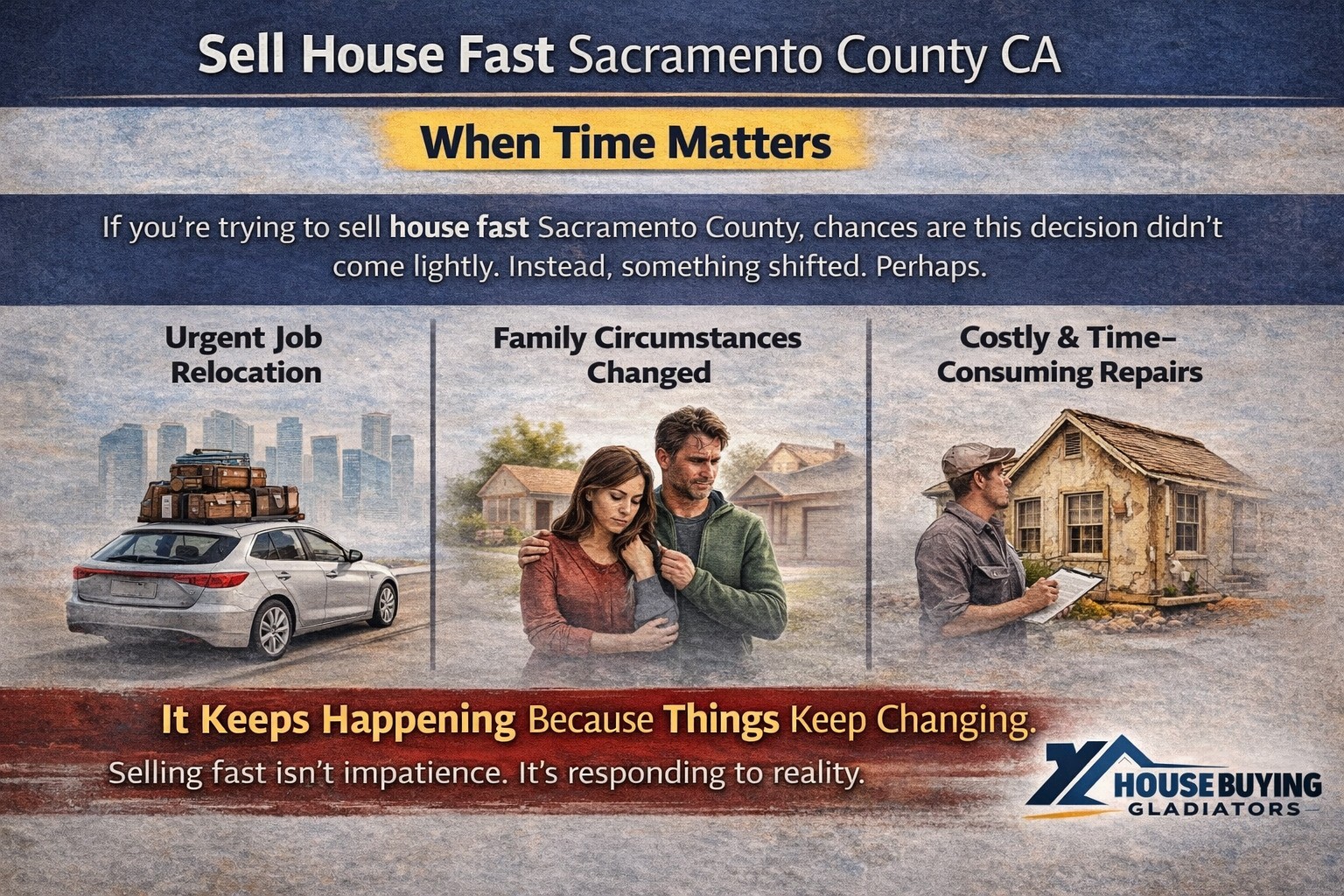 Sell House Fast Sacramento County CA When Time Matters