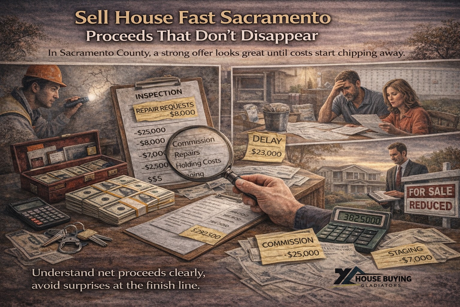 Sell House Fast Sacramento Proceeds That Don’t Disappear