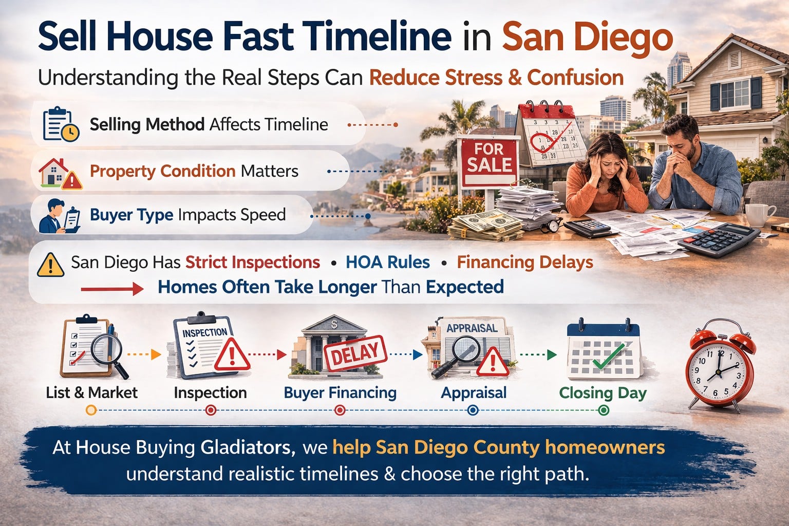 Sell House Fast Timeline San Diego County Explained