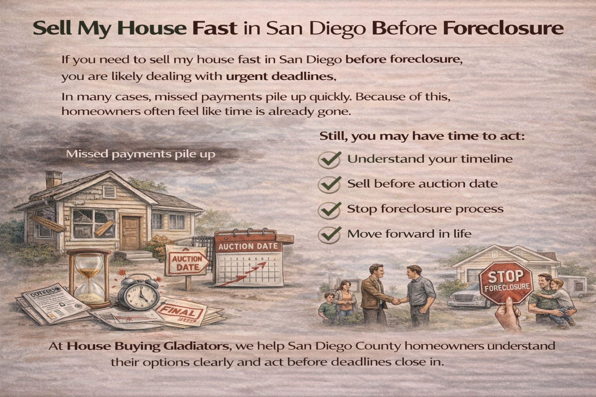 Sell My House Fast in San Diego Before Foreclosure