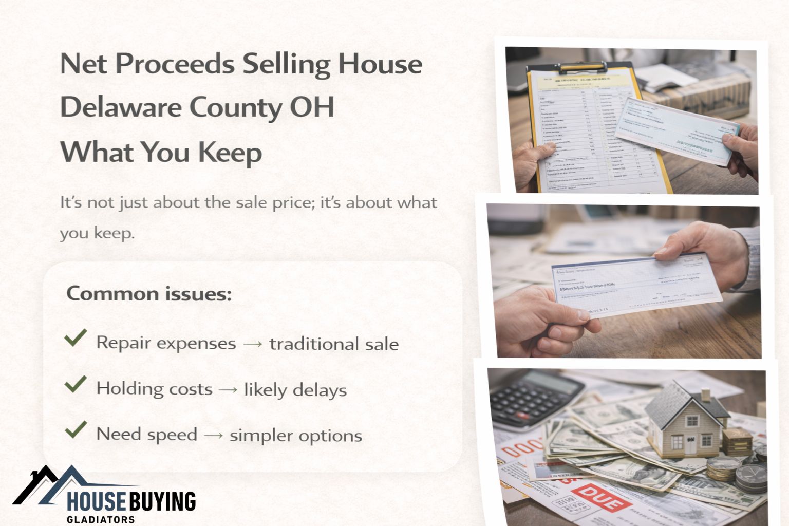 Net Proceeds Selling House Delaware County OH What You Keep