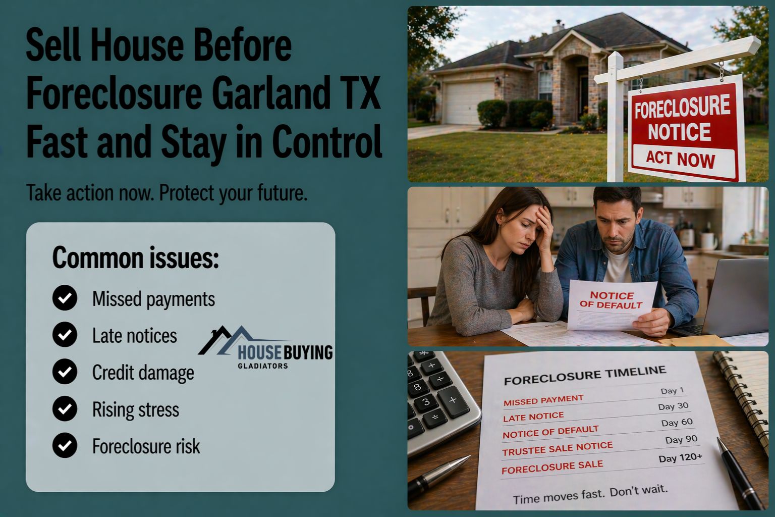 Sell House Before Foreclosure Garland TX Fast and Stay in Control
