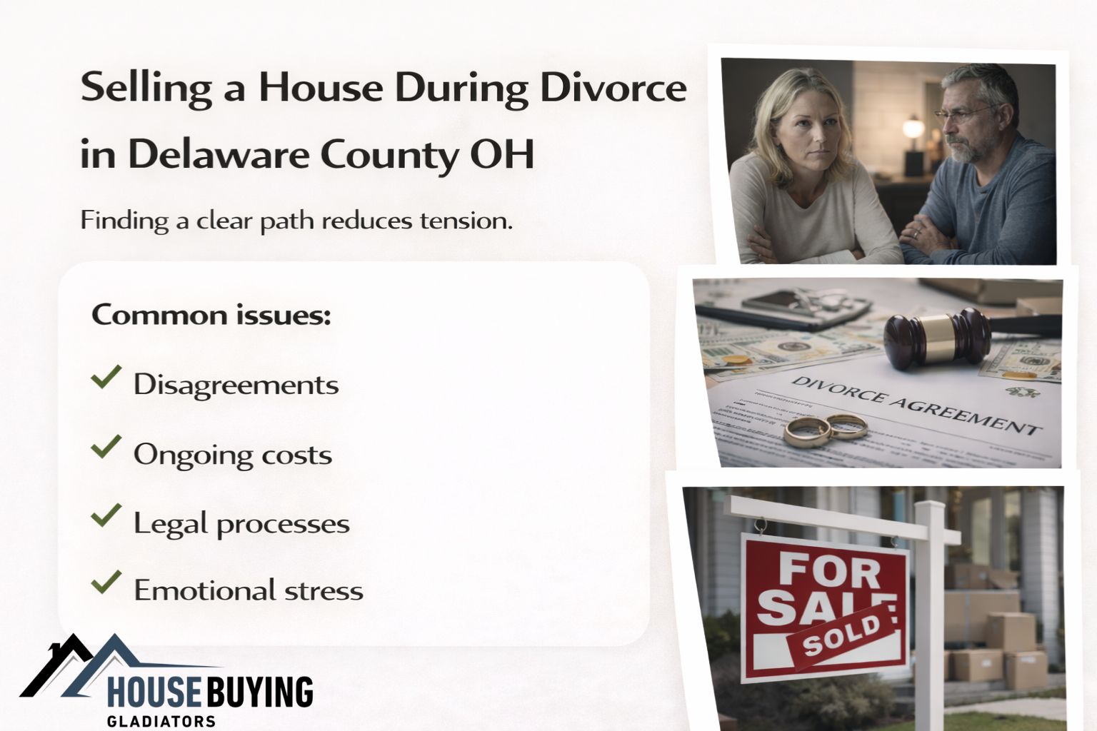 Sell House During Divorce Delaware County OH Clear Options
