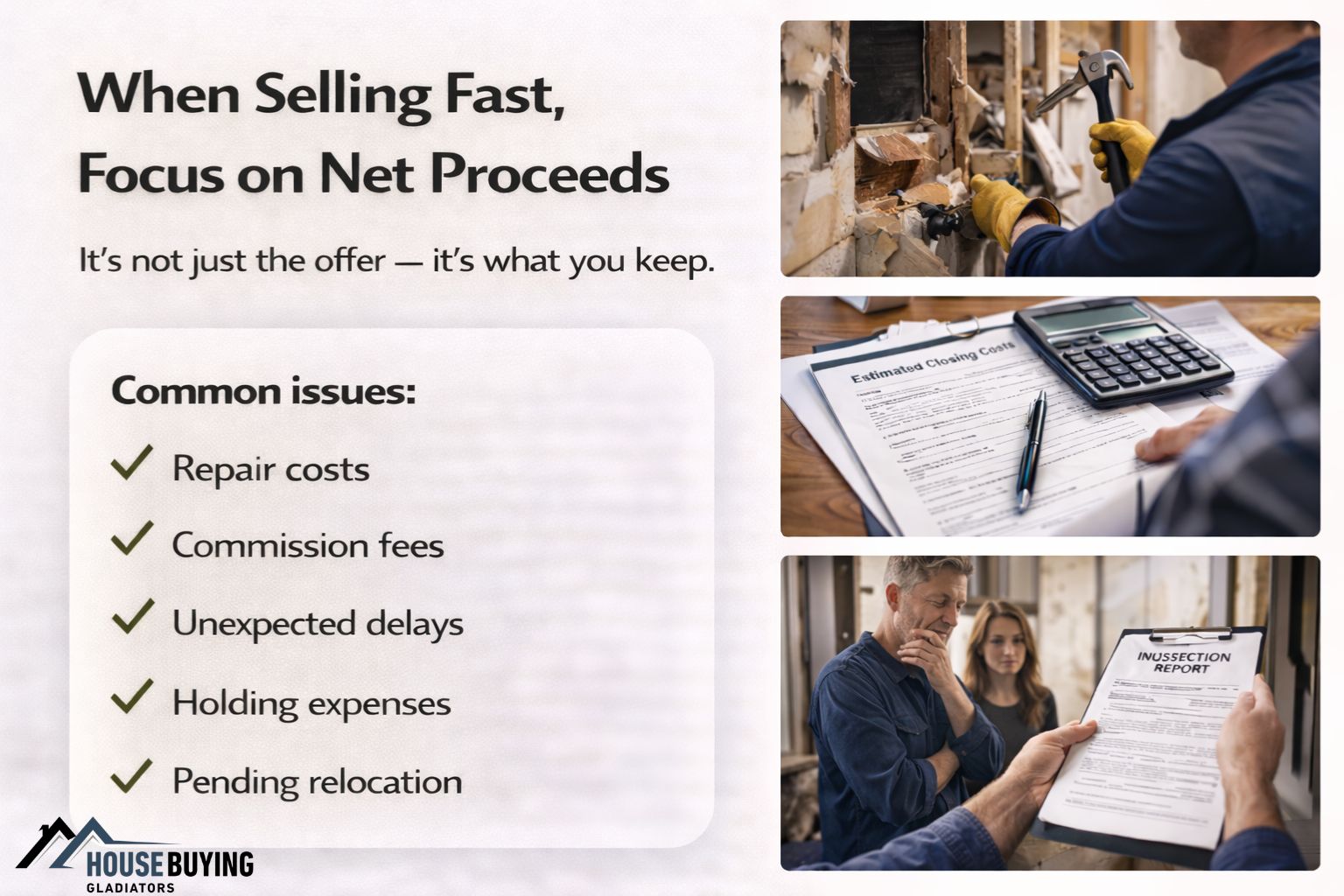 Sell House Fast Net Proceeds Knox County TN Net Profit Guide