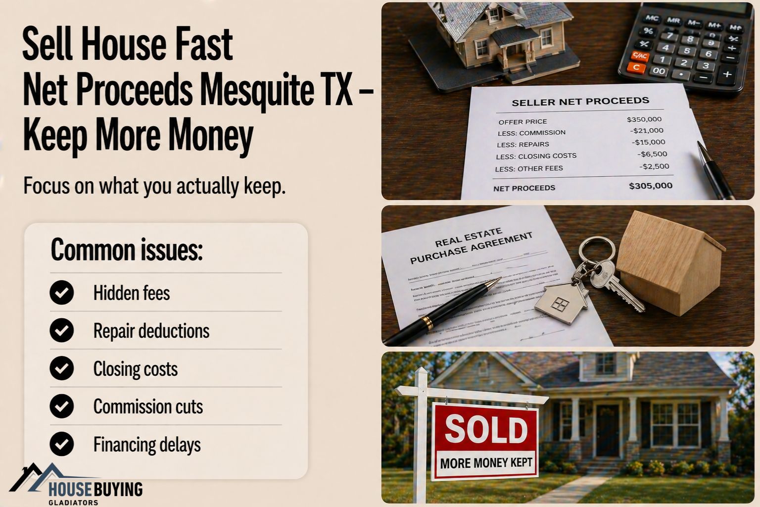 Sell House Fast Net Proceeds Mesquite TX – Keep More Money