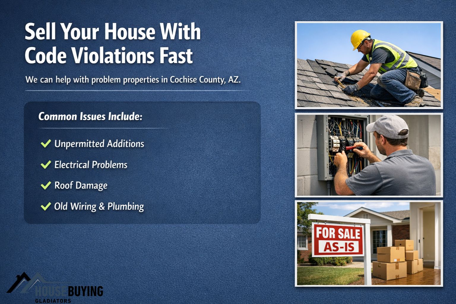 Sell House With Code Violations Cochise County AZ Fast