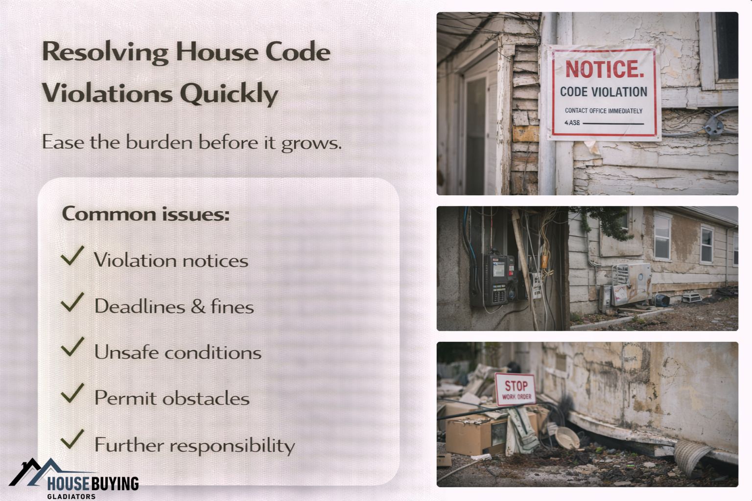 Sell House With Code Violations Knox County TN Without Repairs