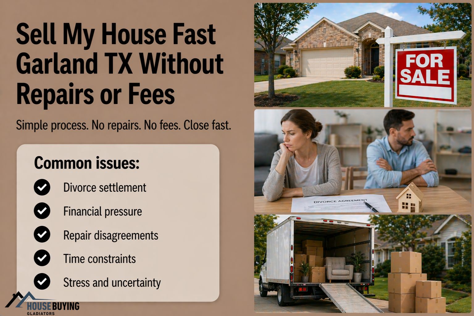 Sell My House Fast Garland TX Without Repairs or Fees