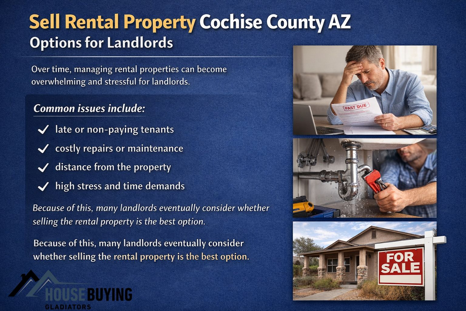 Sell Rental Property Cochise County AZ Options for Landlords