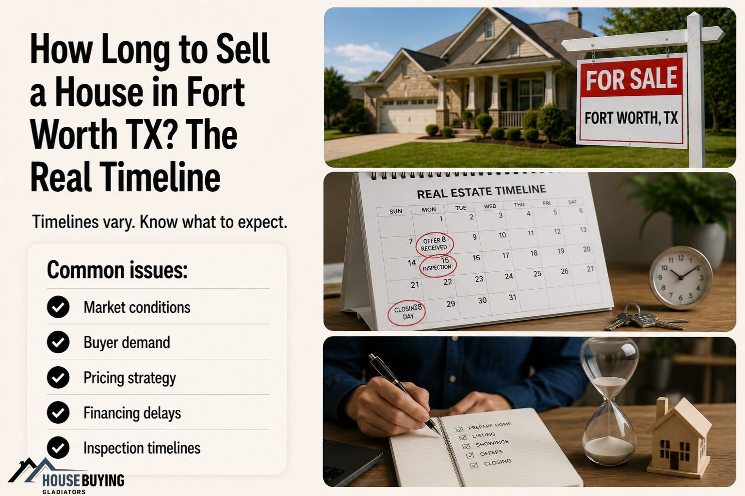 How Long to Sell a House in Fort Worth TX The Real Timeline