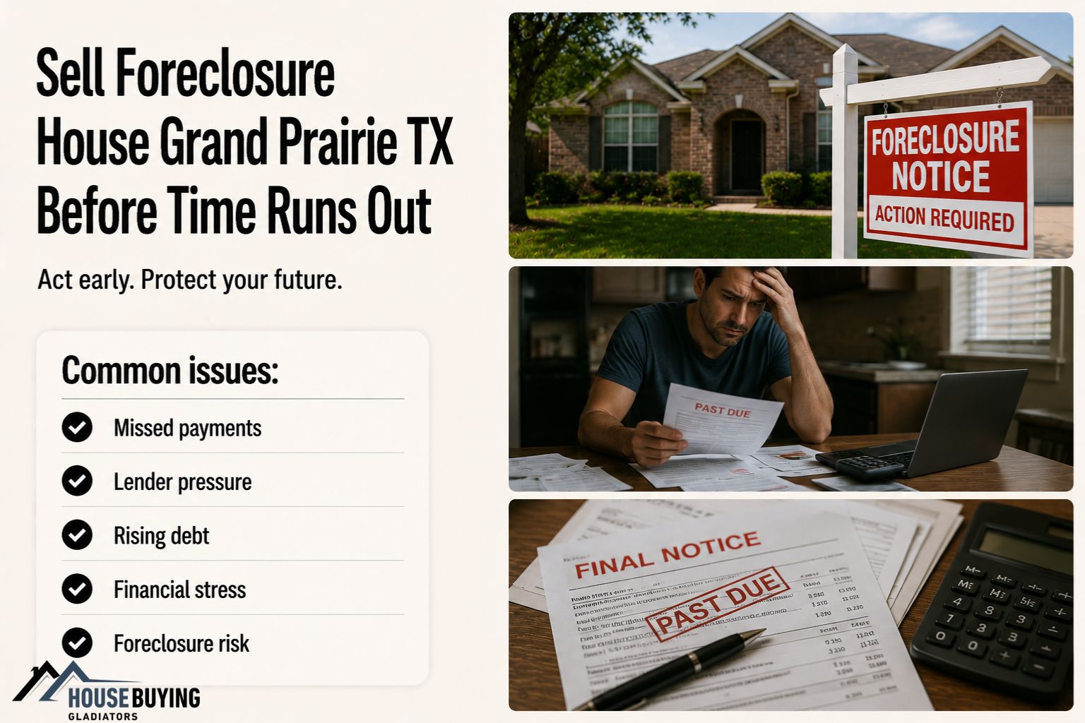 Sell Foreclosure House Grand Prairie TX Before Time Runs Out