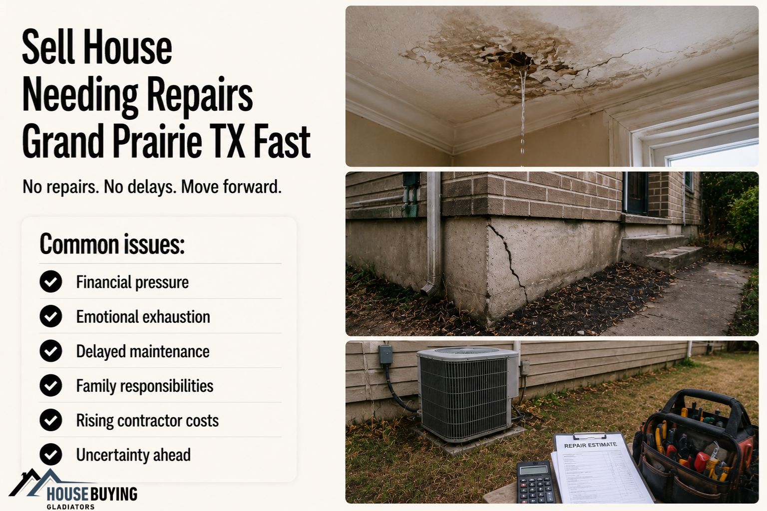 Sell House Needing Repairs Grand Prairie TX Fast