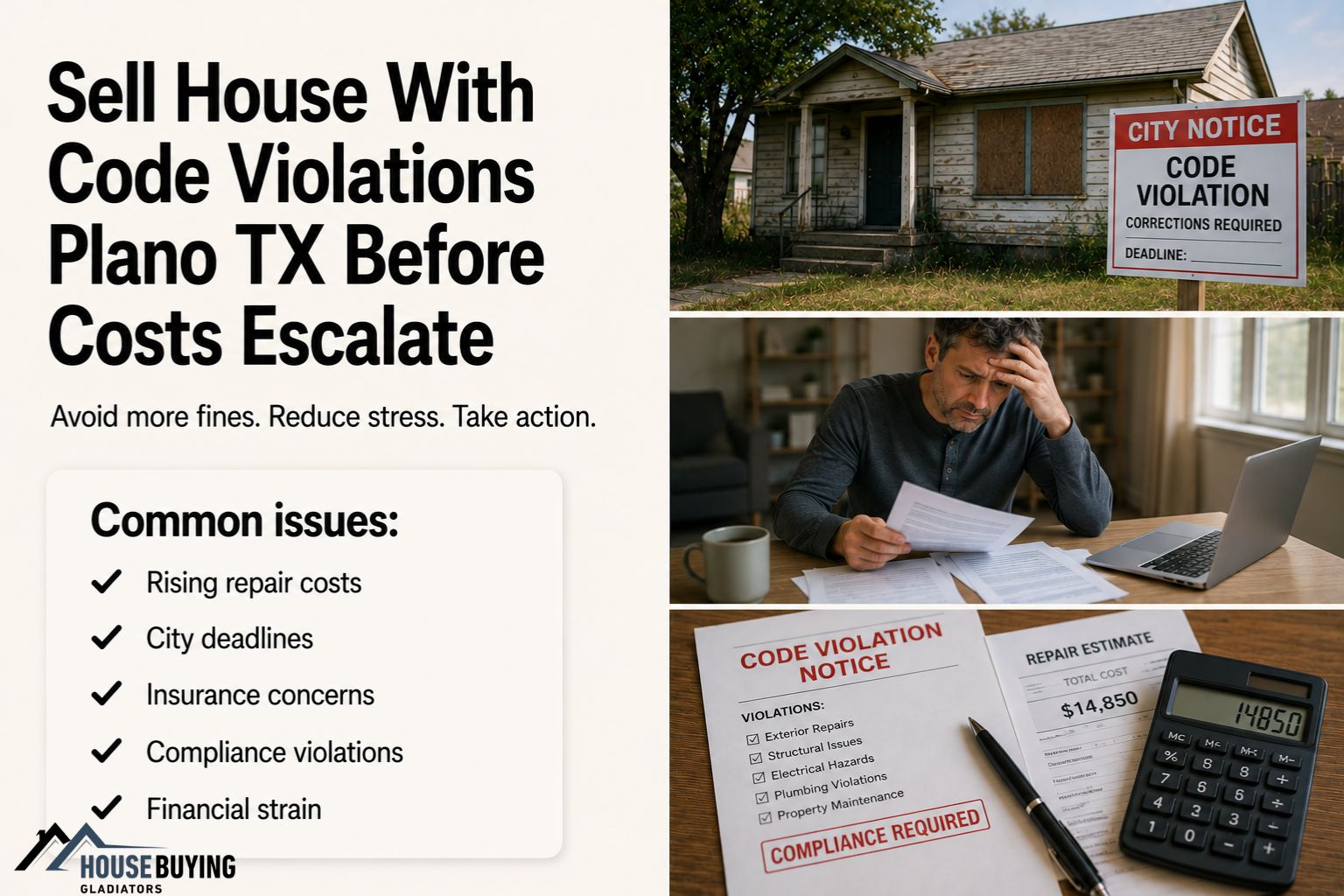 Sell House With Code Violations Plano TX Before Costs Escalate
