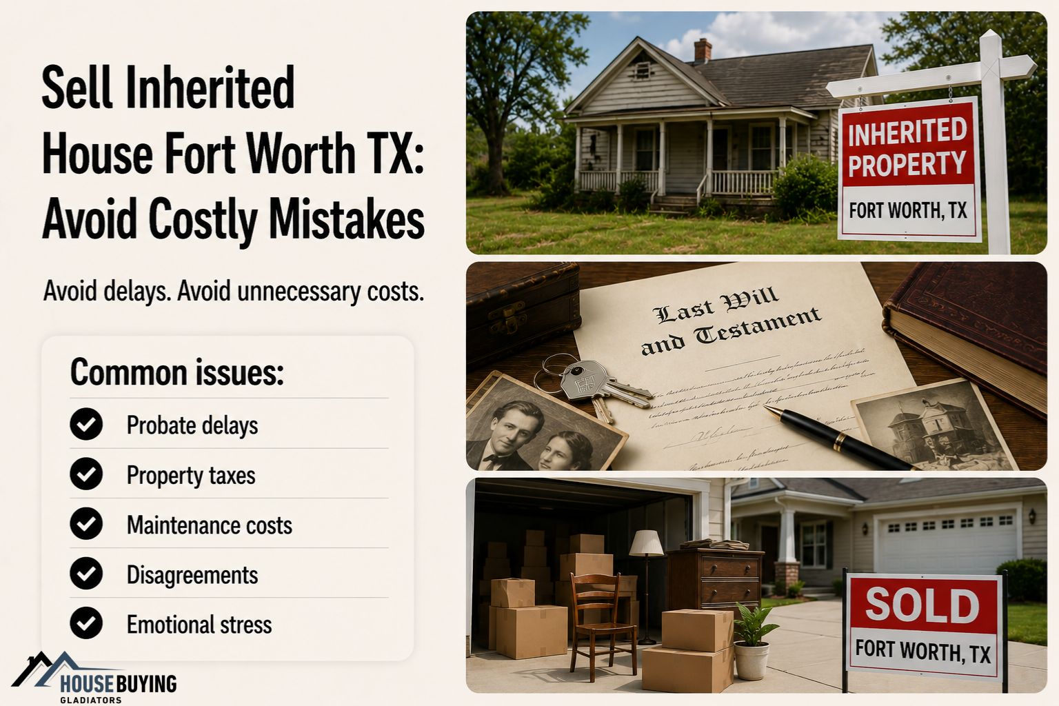 Sell Inherited House Fort Worth TX Avoid Costly Mistakes