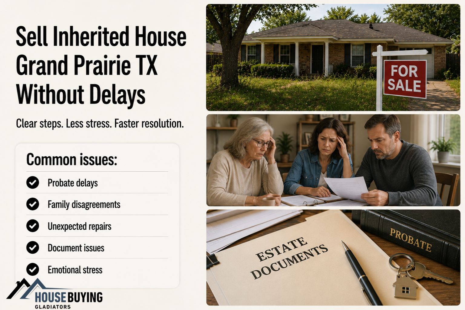 Sell Inherited House Grand Prairie TX Without Delays