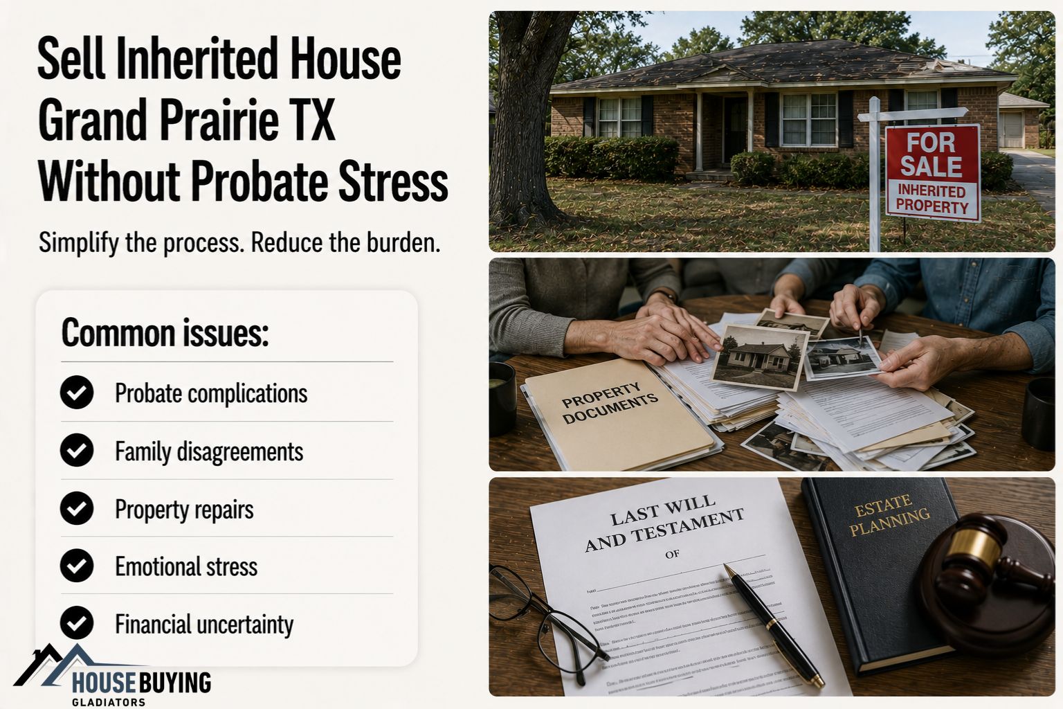 Sell Inherited House Grand Prairie TX Without Probate Stress