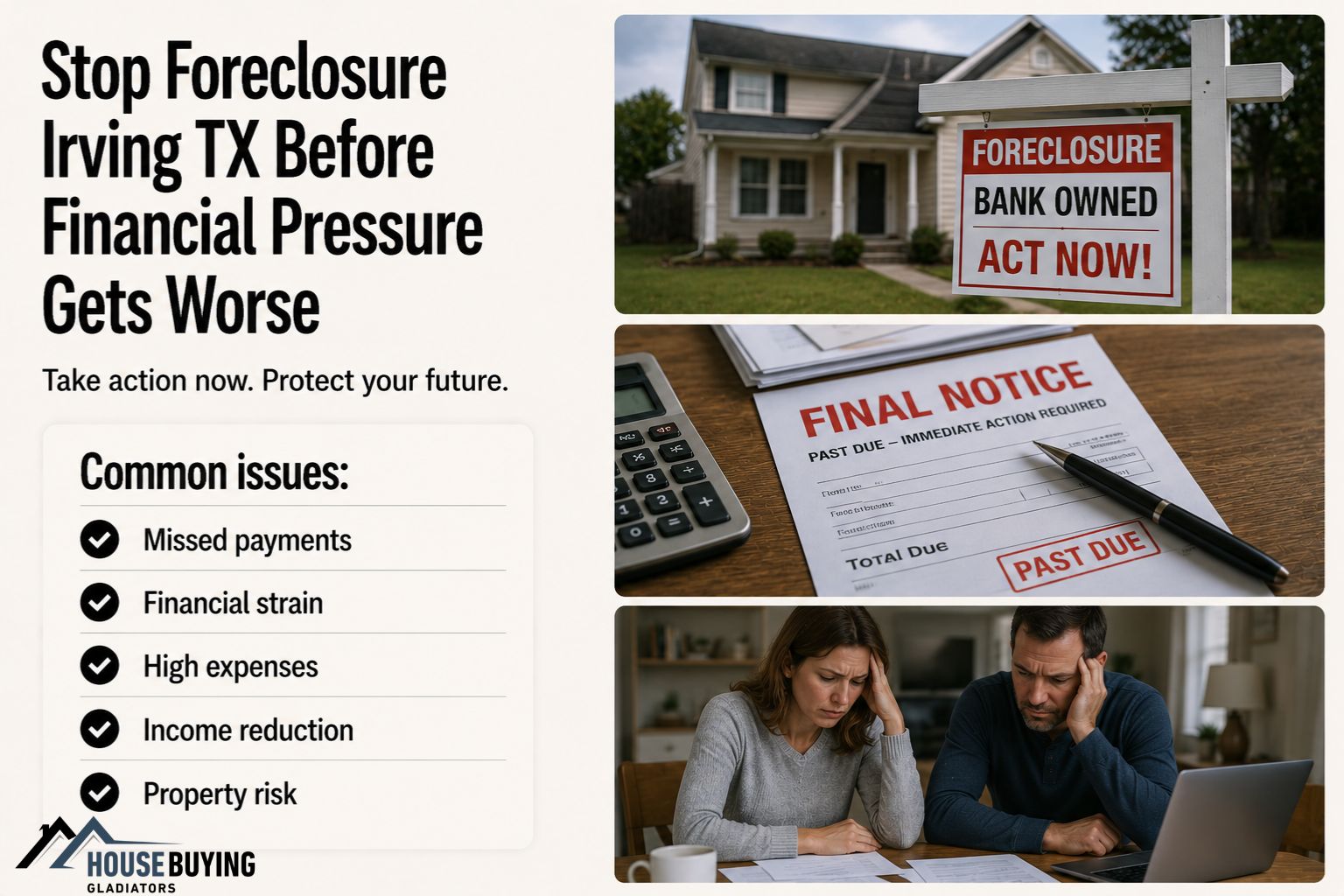 Stop Foreclosure Irving TX Before Financial Pressure Gets Worse