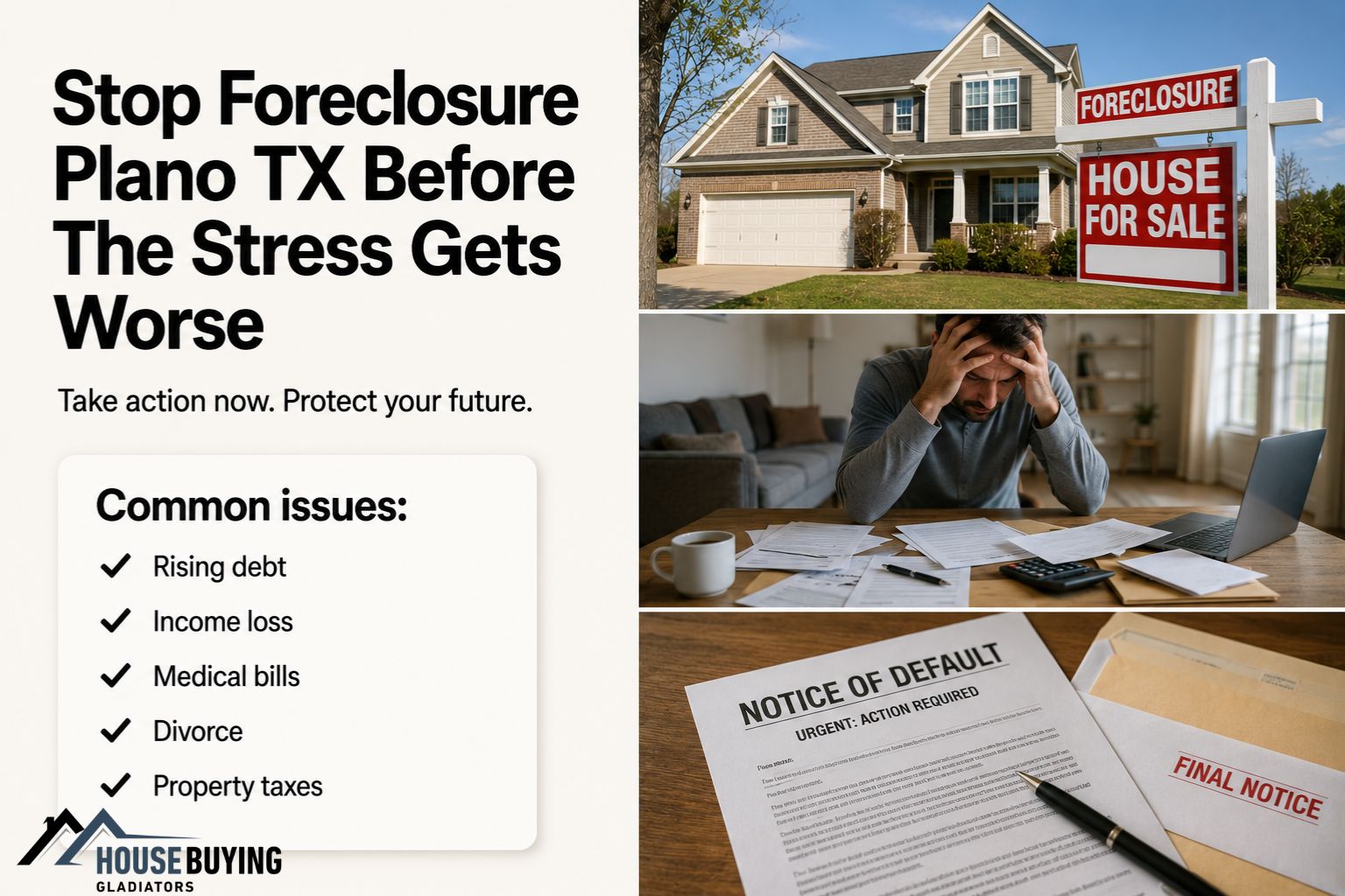 Stop Foreclosure Plano TX Before The Stress Gets Worse