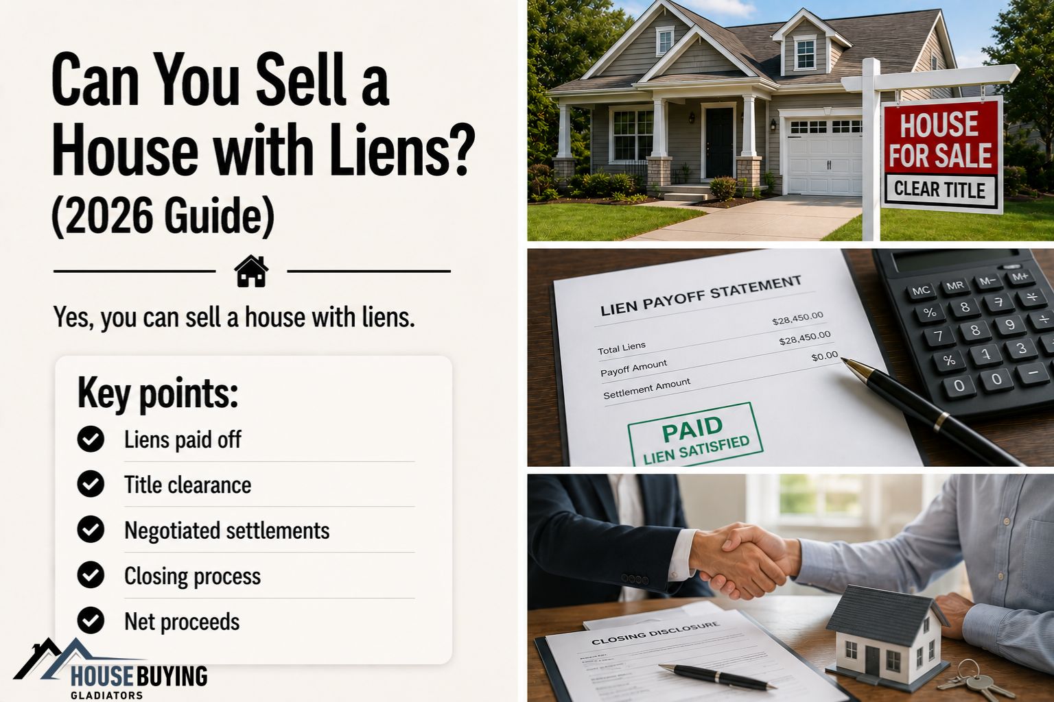 Can You Sell a House with Liens (2026 Guide)