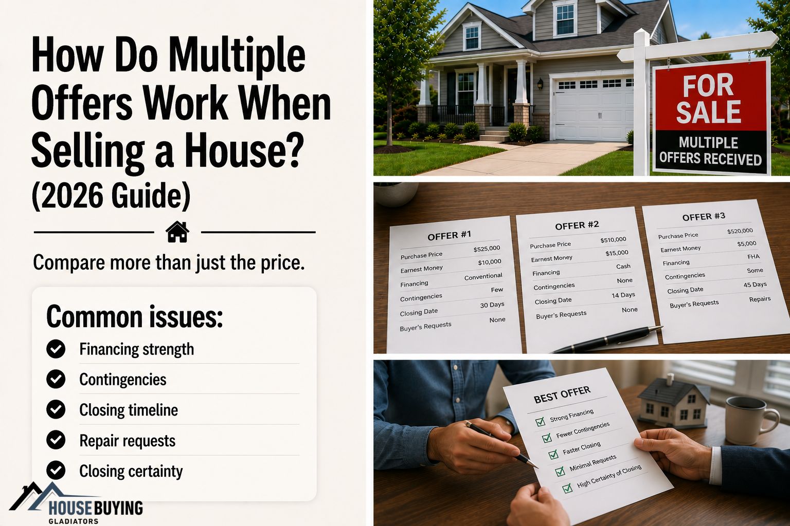 How Do Multiple Offers Work When Selling a House