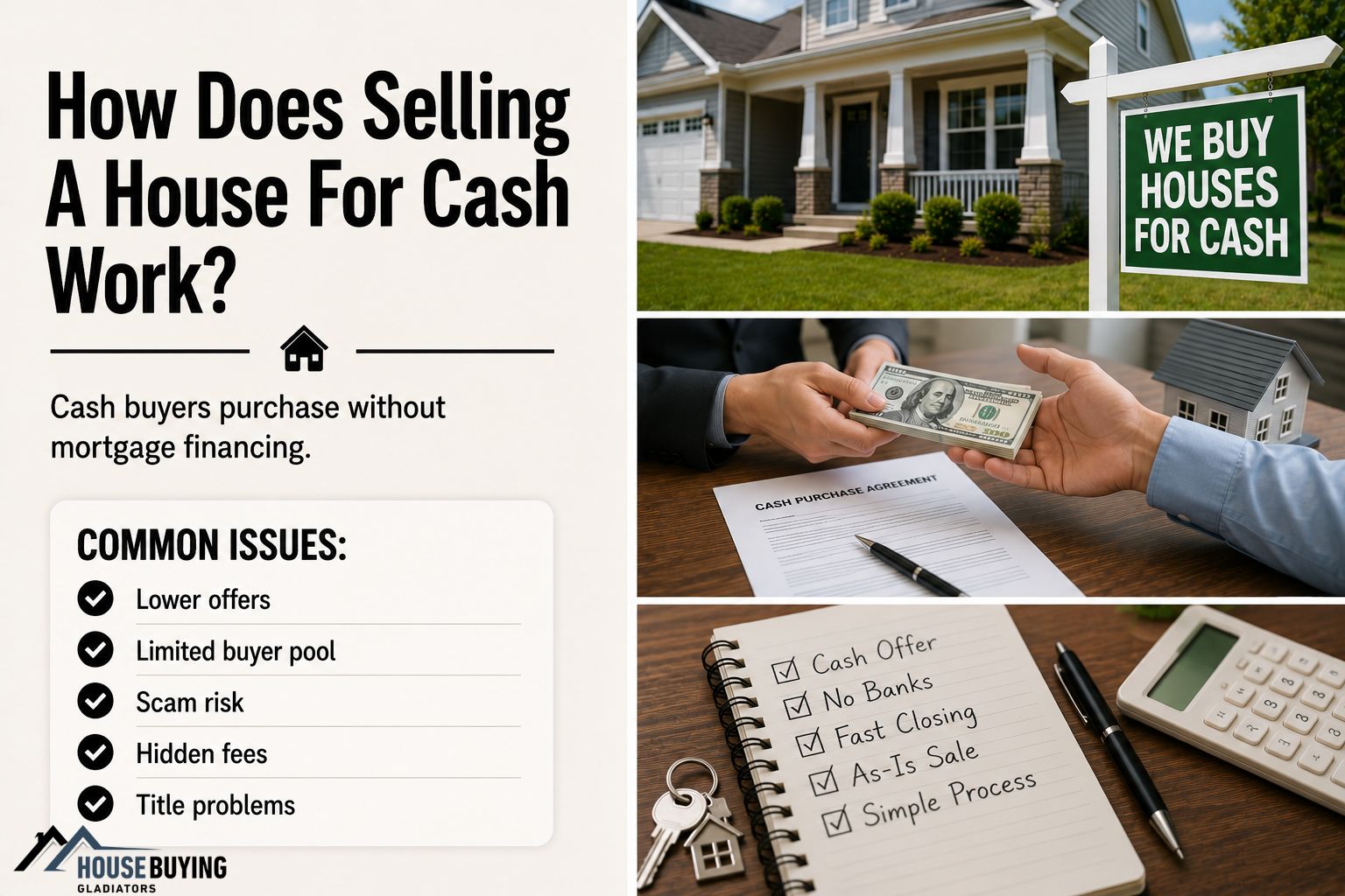 How Does Selling A House For Cash Work