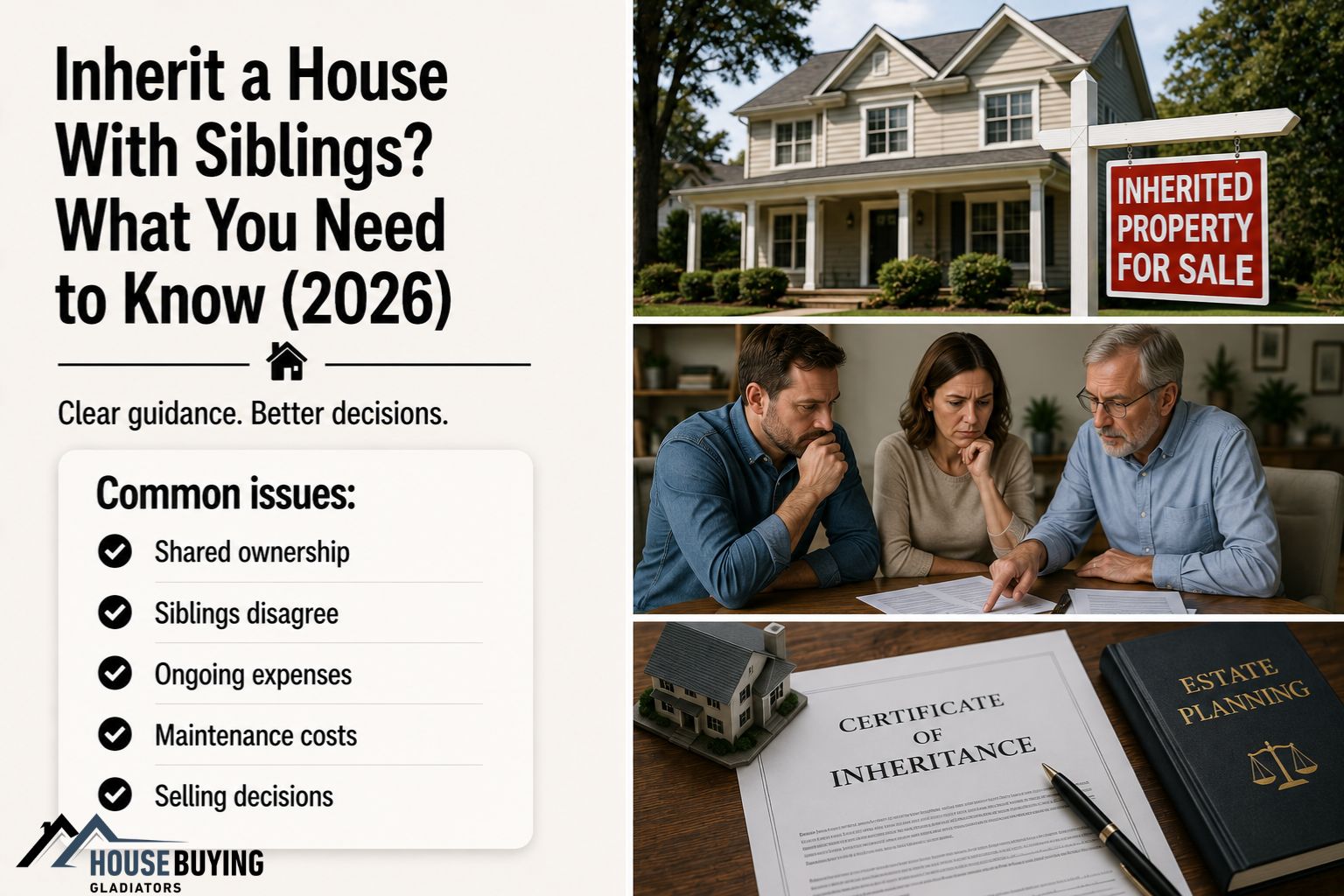 Inherit a House With Siblings What You Need to Know (2026)