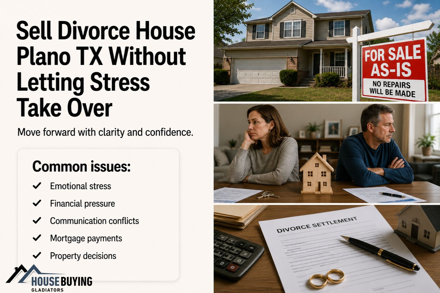 Sell Divorce House Plano TX Without Letting Stress Take Over