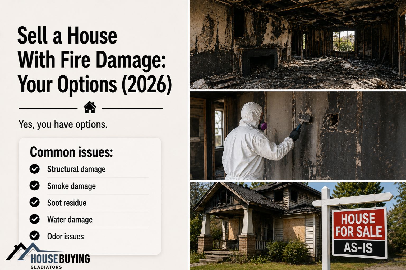 Sell a House With Fire Damage Your Options (2026)