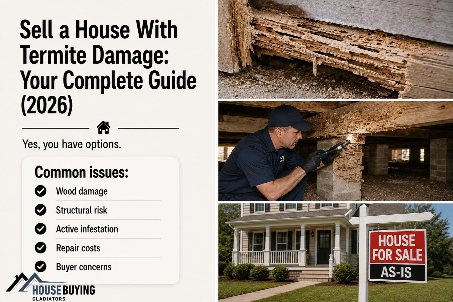 Sell a House With Termite Damage Your Complete Guide (2026)