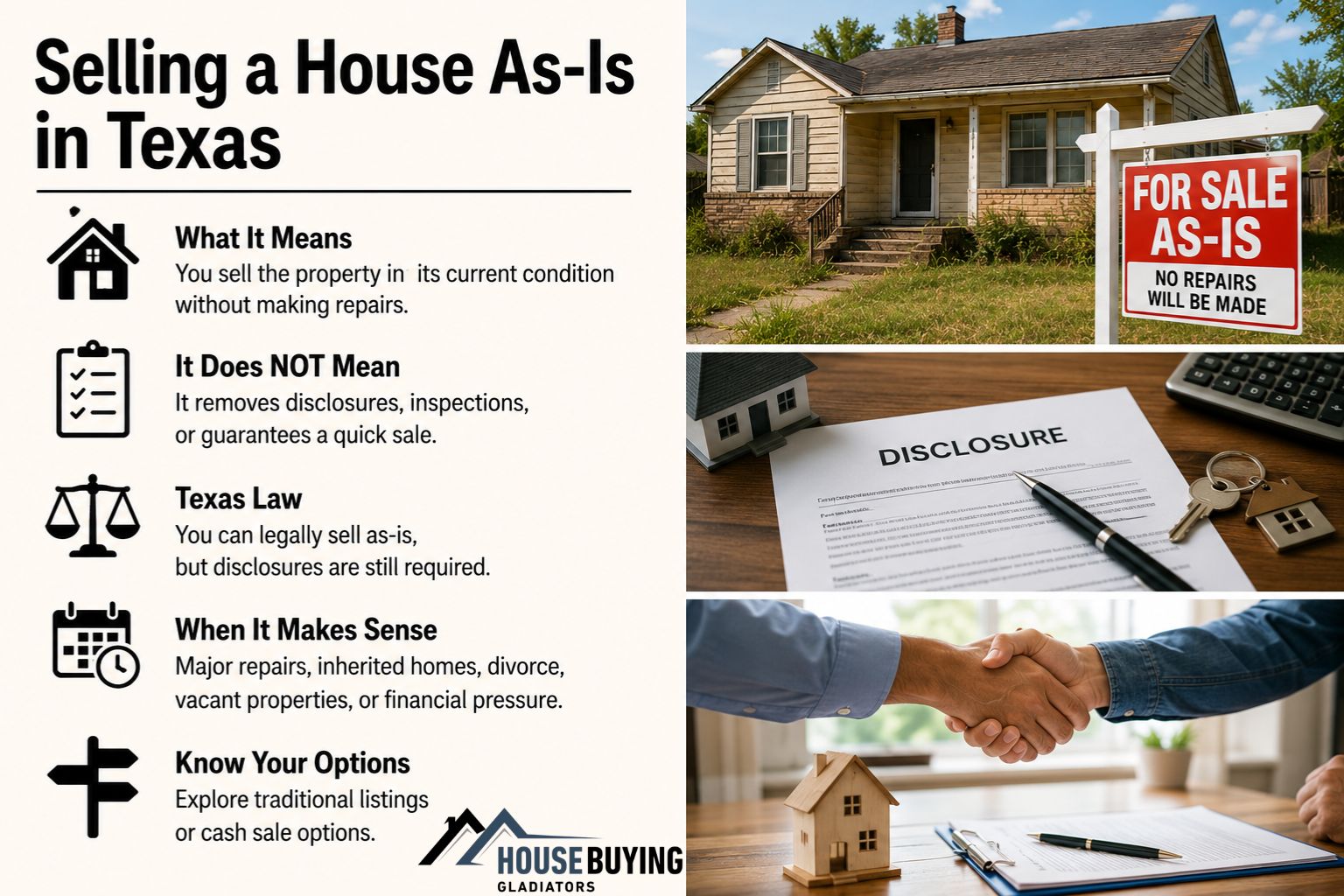 Selling a House As-Is in Texas