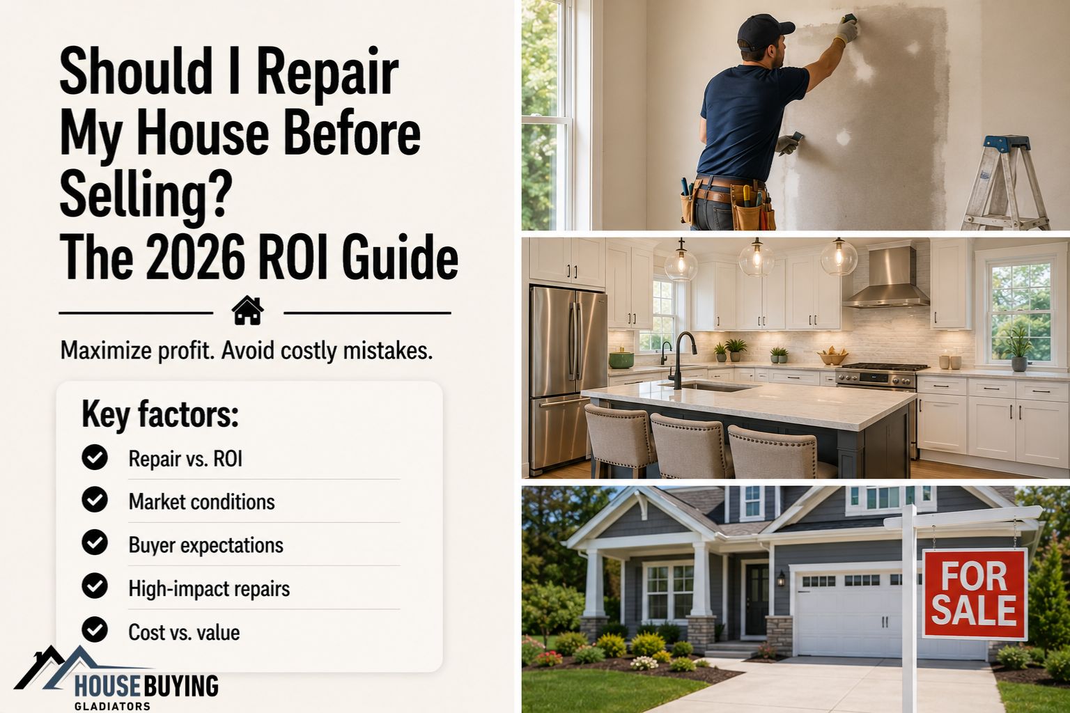 Should I Repair My House Before Selling The 2026 ROI Guide