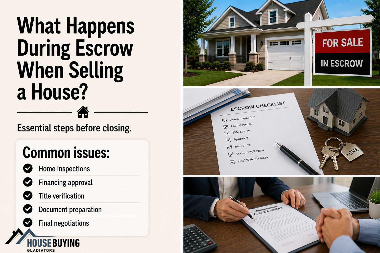 What Happens During Escrow When Selling a House