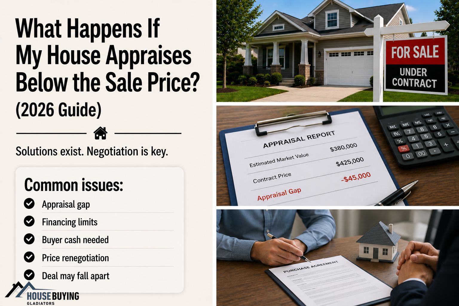 What Happens If My House Appraises Below the Sale Price