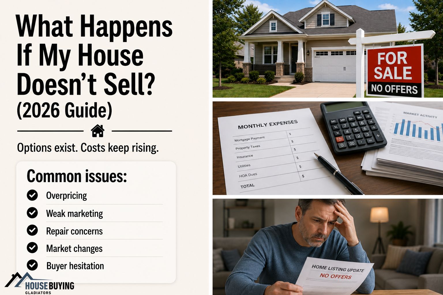 What Happens If My House Doesn't Sell (2026 Guide)
