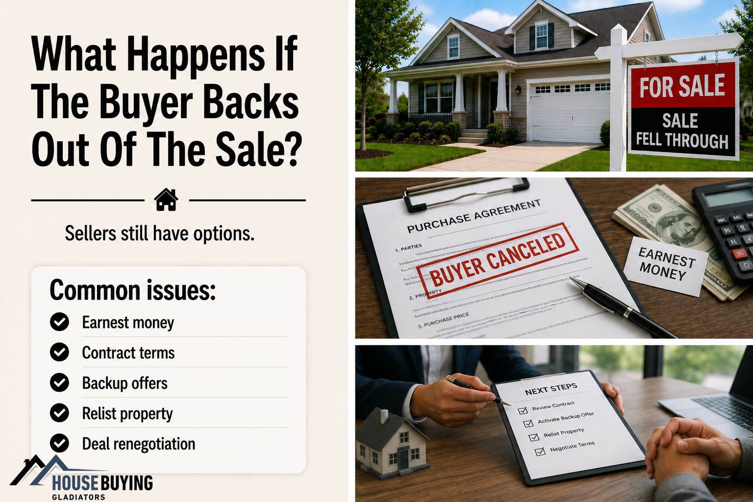 What Happens If The Buyer Backs Out Of The Sale