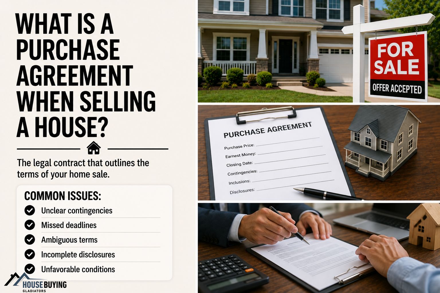 What Is A Purchase Agreement When Selling A House?