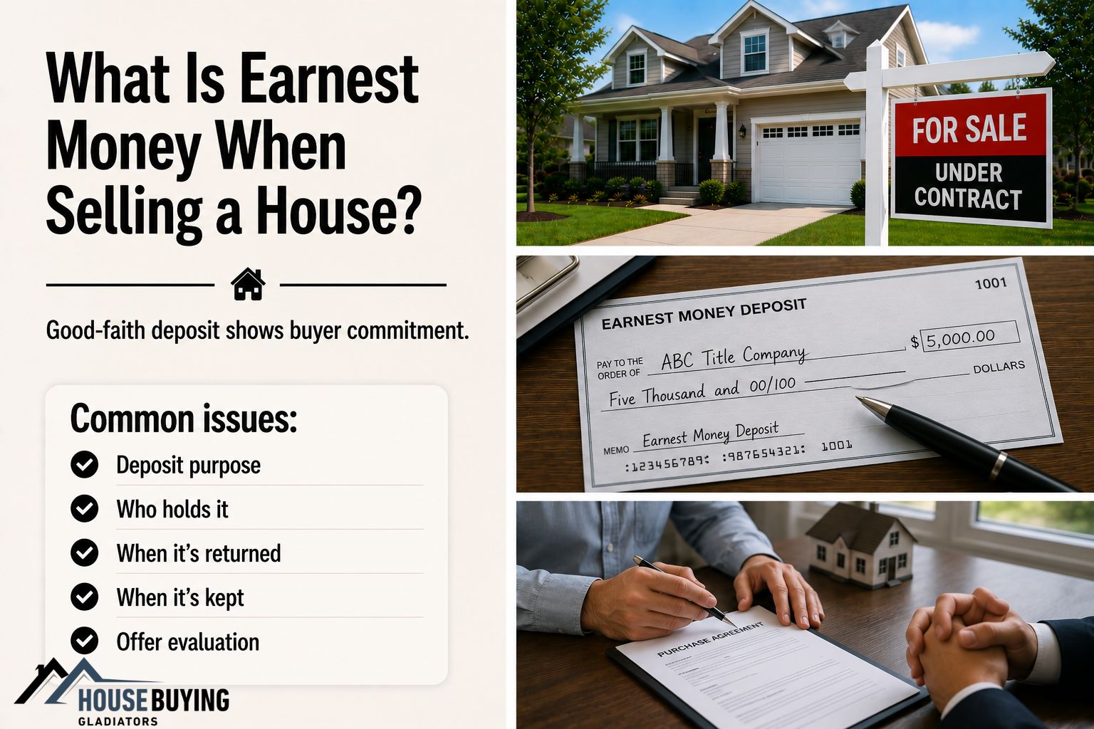 What Is Earnest Money When Selling a House